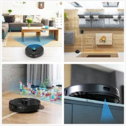 AIRROBO T10+ LDS Staubsauger Roboter 3-in-1 Saugroboter Mit Wischfunktion Saugroboter 2700Pa Mit Automatischer Absaugstation & Elektrische Kontrollwassertank -Reinigungsgeräte Laden 02b218bb32da6f406d440144ceddeac5