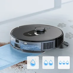 360 SMARTAI Botslab S8 Plus Staubsauger Roboter Mit Absaugstation 4L, 2700Pa Saugroboter Mit Wischfunktion Lasernavigation,Kartierung Mehrerer Etagen -Reinigungsgeräte Laden 0456968767c7ff3fed8fd9c75ecae19f