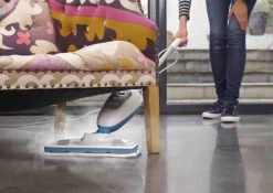 Black & Decker Black+Decker FSM13E1 Dampfbesen Steam Mop, Basic (Dampfreiniger Für Hygienische, Gründliche Sauberkeit, Abnehmbarer Stiel, Einfache Bedienbarkeit, Inkl. 1 Mikrofaser-Pad), 1300 W -Reinigungsgeräte Laden 055bb162833f59f53b95fac4ba941a08