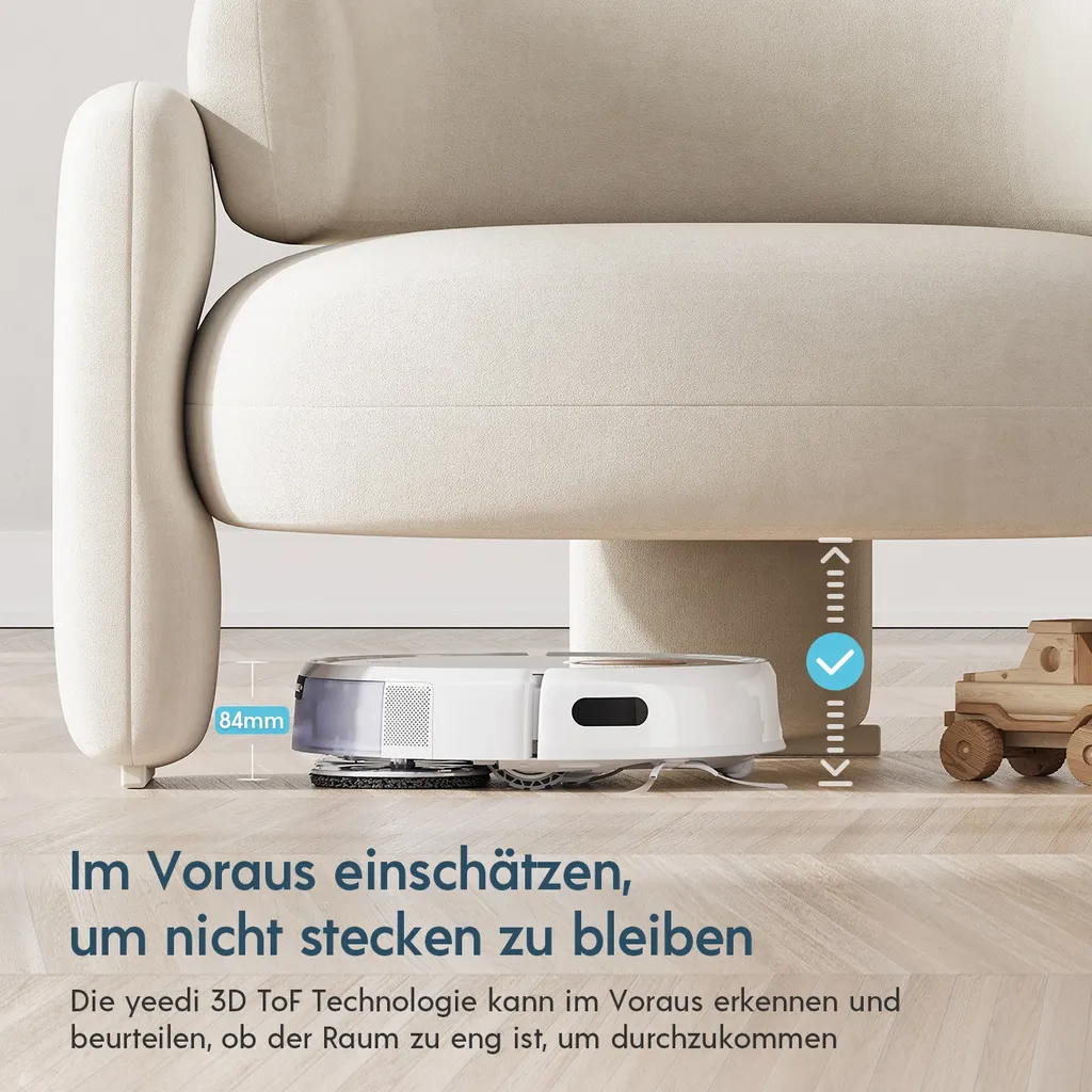 yeedi Floor 3 Station, Saugroboter mit Wischfunktion Automatische Mopp-Reinigung, 5100Pa, 3D-Hindernisvermeidung, perfekt für Teppich Yeedi Floor 3 Station, Saugroboter Mit Wischfunktion Automatische Mopp-Reinigung, 5100Pa, 3D-Hindernisvermeidung, Perfekt Für Teppich -Reinigungsgeräte Laden 0a8e2dd76705bafb84ee073b9d531c0c