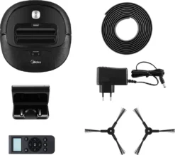 Midea Saugroboter M3S VCR20B, Saugleistung 2000 Pa, 3 Saugmodi / Saugroboter Mit Ladestation & V-förmigem Borstenmuster / 90-120 Min Laufzeit, Ideal Für Tierhaare, Teppiche Und Hartböden, Schwarz -Reinigungsgeräte Laden 0c131307ca6aa8978ea347175d3fe2fc