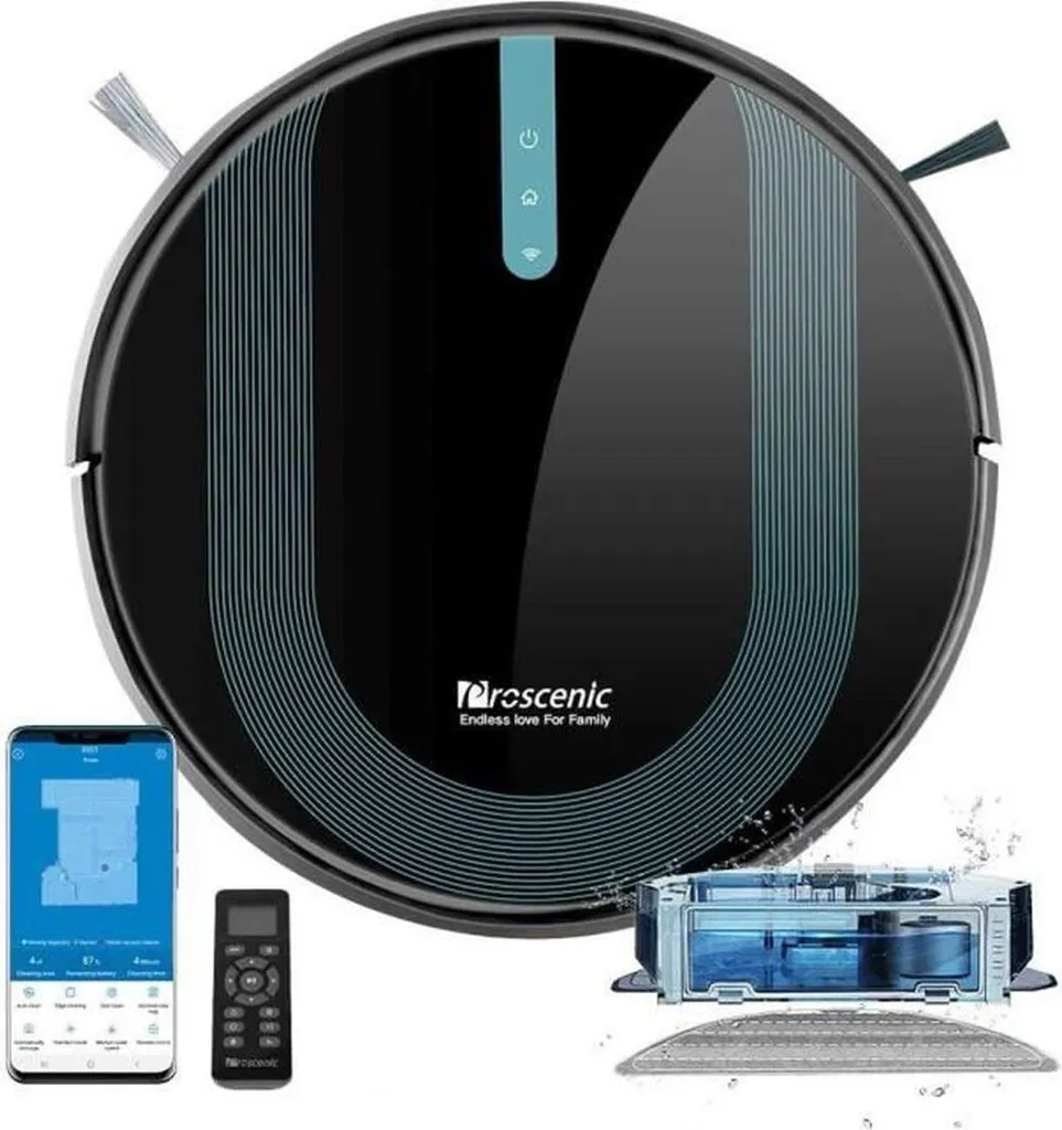 Proscenic 850T WLAN 3-in-1 Saugroboter mit Wischfunktion Staubsauger Roboter Saug-Wisch-Roboter Wischroboter Kombi-Gerät 3,000Pa 2600mAh Alexa Google Home APP Proscenic 850T WLAN 3-in-1 Saugroboter Mit Wischfunktion Staubsauger Roboter Saug-Wisch-Roboter Wischroboter Kombi-Gerät 3,000Pa 2600mAh Alexa Google Home APP -Reinigungsgeräte Laden 0e76256f4ef19445c06af4406918453b