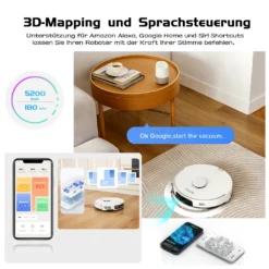 Roborock S7 Pro Ultra Staubsauger Roboter Mit Absaugstation Empty Wash Fill Dock Kindersicherung Saugroboter LiDAR APP(Upgrade Von Roborock S7,VS S7 Maxv Ultra/S8 Pro Ultra) -Reinigungsgeräte Laden 114b455d1c91486be4c1734a98a462d0