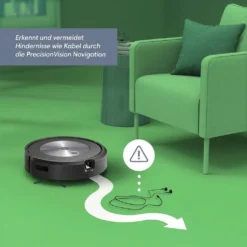 IRobot Roomba J7+ Saugroboter Mit Absaugstation App-Steuerung 3 Reinigungsstufen -Reinigungsgeräte Laden 13e97c57c3a5d69d028757c9c85b5ee4