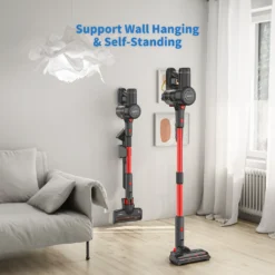 26KpA Staubsauger Akku Handstaubsauger Beutellos HEPA Filter 4in1 Kabellos 160W Kabellos,mit LED -Reinigungsgeräte Laden 1b9d7f1c17bfc66426bfb38280e25689