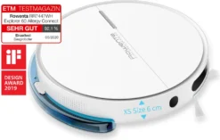 Rowenta RR7447 Xplorer S60 Allergy Connect Nass-Trocken-Saugroboter Weiß 65 DB -Reinigungsgeräte Laden 1cfcce6c8d936a14af58172188ab7dee