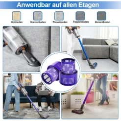 Filter Für Dyson V10 SV12, Ersatzfilter Für Dyson Staubsauger V10 SV12 Waschbar Cyclone Animal Absolute Total Clean Vacuum Teile-Nr. -Reinigungsgeräte Laden 1de0c72b23e782ed4703176035438041