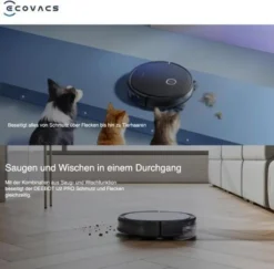 ECOVACS Saugroboter DEEBOT U2 PRO, 2-in-1 Saug- Und Wischroboter, Ideal Für Haustierbesitzer -Reinigungsgeräte Laden 22af529a4dac5cf7a4556752185ea771