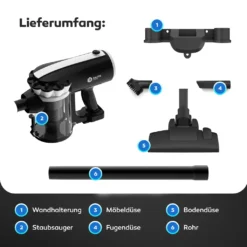 Balter Vento H1 Handstaubsauger Staubsauger Beutellos Zyklon HEPA Filter 600W -Reinigungsgeräte Laden 24398347b1342825c4f225422f97b1b3