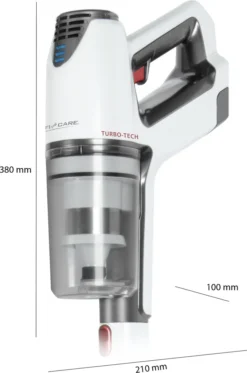 ProfiCare 2in1 Hand-und Bodenstaubsauger PC-BS 3037 A, Leistungsstarker 29.6V Lithium Ionen Akku, Turbo-Modus, Inkl. Wandhalterung Mit Ladefunktion, Weiß-Silber -Reinigungsgeräte Laden 26377353ca534cc0d2378cd1753dc54d