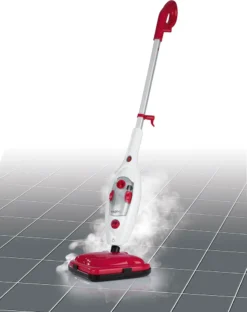 MAXXMEE Dampfbesen 1300W Weiß/rot -Reinigungsgeräte Laden 2b81e7d98cb2e7a61b6f22cbe1b08365