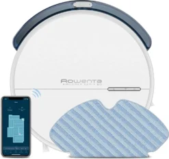 Rowenta RR7447 Xplorer S60 Allergy Connect Nass-Trocken-Saugroboter Weiß 65 DB -Reinigungsgeräte Laden 2f08d50ccbf9c60b976bfe37a01c1edf