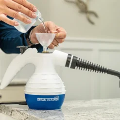 Starlyf® Steam Cleaner, Tragbarer Dampfreiniger, Dampfente, 0,35 L, 1050 W, 2,8 Bar, Weiß -Reinigungsgeräte Laden 31b36515caa98646338828ab3ee98116