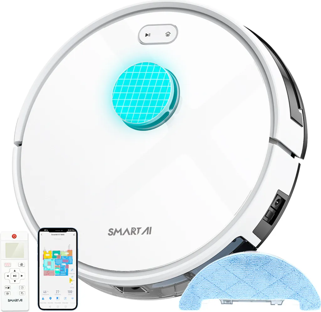 2022 SmartAI S9 Saugroboter Staubsauger Robot Wischroboter Automatisch APP Fernbedienung 4000PA Roboterstaubsauger Vacuum Reinigung Weiß 2022 SmartAI S9 Saugroboter Staubsauger Robot Wischroboter Automatisch APP Fernbedienung 4000PA Roboterstaubsauger Vacuum Reinigung Weiß -Reinigungsgeräte Laden 3219e9c2a99e78130706ead9235ef733
