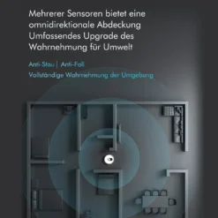 Roidmi EVE Plus Roboter Staubsauger Nass-Trocken-Saugroboter,50 Watt,2700pa Mit Sauberer Basis Und Beutel,Weiß -Reinigungsgeräte Laden 3974d8f528041d3bcdeb88c201836ad4