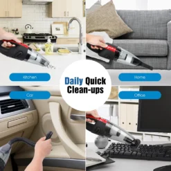 120W Akku Handstaubsauger Von AUDEW In Schwarz/Rot Mit HEPA-Filter -Reinigungsgeräte Laden 39c9d80c405fbf93fdfe9bd4b13ba9d6