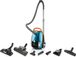 ETA Bodenstaubsauger AVANTO Blau ETA351990010, 700 Watt, Mit Beutel, HEPA Filter Nr. 12, Geeignet Für Haushalt Mit Haustieren