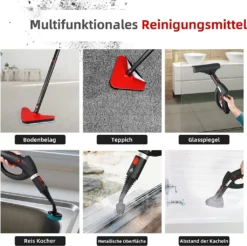 Dampfreiniger, Multifunktions-Dampfreiniger 1500W 1,5L Wassertank, 4,87m Netzkabel, Mit 18 Zubehörteilen, Geeignet Für Fußböden, Autositze, Matratzen, Küchen, Badezimmer, Fenster, Teppiche Usw -Reinigungsgeräte Laden 3c9c7ec14a405756867e4aa005771700