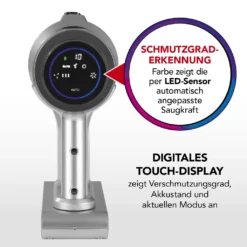 Akku Staubsauger Kabellos Zyklon Sauger Hand Boden Beutellos Display Ladestation -Reinigungsgeräte Laden 43640ca9355f4545a5145cd5d2cee917