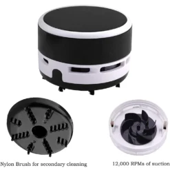 Mini-Sauger Batteriebetrieben Tischstaubsauger Klein Handstaubsauger Desktop Vacuum Cleaner Für Büro Zuhause Und Auto -Reinigungsgeräte Laden 46a6d5aae35516b9009d6f1760d47e44