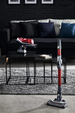 Rowenta RH9678 X-Force Flex 8.60 Akku-Staubsauger | Stab-und Handstaubsauger In Einem | LED-Düse | Flex-Gelenk | Animal-Kit | Easy-Wash-Filter | Inkl. Mini Turbodüse, Etc. | Rot/Grau -Reinigungsgeräte Laden 4788ed019ad2982e3e555cd6b0c3a943