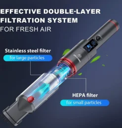 Akku Handstaubsauger, Handsauger Kabellos 13000Pa/100W Tragbar Autostaubsauger Mit Ladestation,für Auto Zuhause Tierhaare,Leichtgewicht Ab 500gr(Schwarz) -Reinigungsgeräte Laden 47e1f40a0fa92ce9463f528e4bf49ff3
