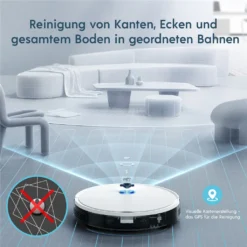 Yeedi Vac Max Saugroboter Mit Wischfunktion 3000Pa Teppicherkennung Staubsauger Roboter -Reinigungsgeräte Laden 48baab2c6288ae947590e03ab1123b18