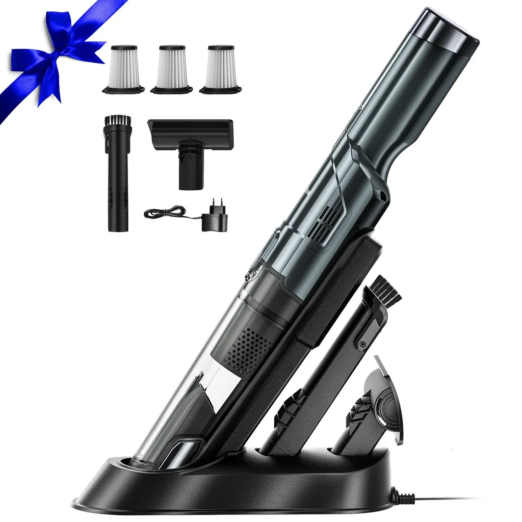 DAYNEE® Handstaubsauger Akku, Kabellos, Beutellos, Akkusauger,Auto Staubsauger,Handsauger, 16000Pa Akku Staubsauger mit Ladestation, bis zu 25 Minuten Laufzeit, inkl. 3 Waschbarer HEPA-Filter für Auto, Tierhaare, Zuhause, Küche DAYNEE® Handstaubsauger Akku, Kabellos, Beutellos, Akkusauger,Auto Staubsauger,Handsauger, 16000Pa Akku Staubsauger Mit Ladestation, Bis Zu 25 Minuten Laufzeit, Inkl. 3 Waschbarer HEPA-Filter Für Auto, Tierhaare, Zuhause, Küche -Reinigungsgeräte Laden 496e3e68e18e7b46ce15ee906eb06f36
