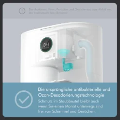 Roidmi EVE Plus Roboter Staubsauger Nass-Trocken-Saugroboter,50 Watt,2700pa Mit Sauberer Basis Und Beutel,Weiß -Reinigungsgeräte Laden 4cc969fb3d87f8e677f45888f69062e9