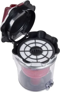 Exquisit BP 6401 Si Staubsauger | Akku-Staubsauger | Beutellos | LED Beleuchtung | Silber-Rot -Reinigungsgeräte Laden 4cf93e543dcce88407dd339a18377b2f