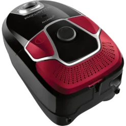 Rowenta RO6859 Silence Force Allergy+ Parkett Bodenstaubsauger Mit Beutel (Staubbeutelkapazität: 4,5 Liter, Allergy+ Filter Hält 99,98% Des Staubs Und Der Allergene Zurück) Schwarz/rot -Reinigungsgeräte Laden 4d6ea1210117315298068f6396a9a2f8
