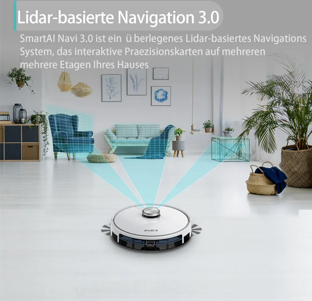 2022 SmartAI S9 Saugroboter Staubsauger Robot Wischroboter Automatisch APP Fernbedienung 4000PA Roboterstaubsauger Vacuum Reinigung Weiß 2022 SmartAI S9 Saugroboter Staubsauger Robot Wischroboter Automatisch APP Fernbedienung 4000PA Roboterstaubsauger Vacuum Reinigung Weiß -Reinigungsgeräte Laden 4e39e820fed0ff13dfc44607ec6ade2f