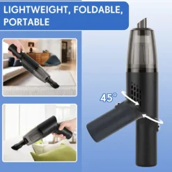 Mini-Staubsauger, Kabelloser Handstaubsauger, 10000 Pa Starke Saugkraft, Tragbarer Auto-Staubsauger, Wiederaufladbar Für Zuhause/Auto/Büro, Nebelblau ,Black -Reinigungsgeräte Laden 4eeb77ecebdea1361767b0da58b71a57
