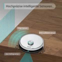 2022 SmartAI S9 Saugroboter Staubsauger Robot Wischroboter Automatisch APP Fernbedienung 4000PA Roboterstaubsauger Vacuum Reinigung Weiß 12 2022 SmartAI S9 Saugroboter Staubsauger Robot Wischroboter Automatisch APP Fernbedienung 4000PA Roboterstaubsauger Vacuum Reinigung Weiß -Reinigungsgeräte Laden 51689e78933a27c6cb6698312d2802be