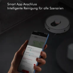 Roidmi EVE Plus Roboter Staubsauger Nass-Trocken-Saugroboter,50 Watt,2700pa Mit Sauberer Basis Und Beutel,Weiß -Reinigungsgeräte Laden 51cb51f51134afe281fe290a6403772a