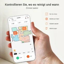 Ultenic T10 Saugroboter Mit Absaugstation, 3000Pa Saugroboter Mit Wischfunktion, Laser Navigation Saugroboter, Mehrstöckige Kartierung Staubsauger Roboter, Roboterstaubsauger Ideal Für Teppiche -Reinigungsgeräte Laden 5555221bafa7abbd8603d67fa5db4515