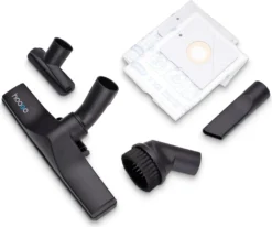 HooGo B3+ Bodenstaubsauger 3 Liter Mit Beutel Inkl. Parkett-, Polster- Und Fugendüse, Möbelbürste, 11m Aktionsradius, HEPA14 Filter, Allergikertauglich -Reinigungsgeräte Laden 5635f254a5780d961d955eda39cafd0b