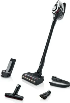 Bosch Electroménager Unlimited Série BBS8214, Wiederaufladbarer Staubsauger, Weiß, 1 Batterie