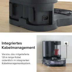 Roborock S7 + Staubsauger Roboter Mit Absaugstation Auto-Empty Dock (Saugleistung 2500Pa, Auto-Lifting-Mopp),Schwarz -Reinigungsgeräte Laden 59b9e9bf8ffb9e1eca5aa753616db39d