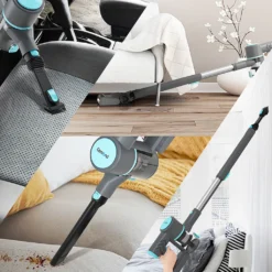 OSMOND 160W 12KPa Akku Handstaubsauger 3in1 Staubsauger Beutellos Kabellos -Reinigungsgeräte Laden 59ed504df184a33074190dab0317543d