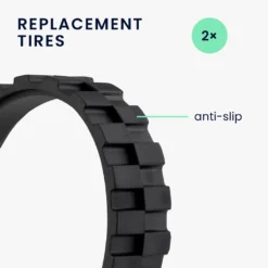 Kwmobile 2x Reifen Mantel Kompatibel Mit IRobot Roomba 500 / 600 / 700 / 800 / 900 / I / E / S Serie - Reifen Räder Für Saugroboter - Ersatzrad Rutschfest -Reinigungsgeräte Laden 60999c4795335c58a7bba86275a3975a