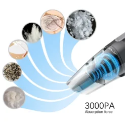 Aigostar Mercury 33LBX - Kabelloser Zyklon-Handstaubsauger, Nass- Und Trockensauger, 2050mAh Akku, 500ml Reservoir, HEPA-Filter. -Reinigungsgeräte Laden 69c445f9df6aa8c489eaacacda710bf4