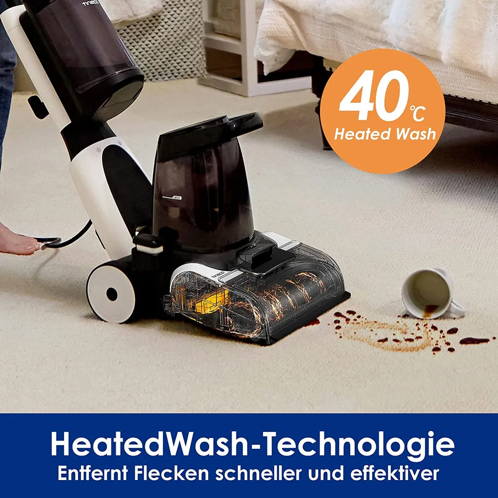 Tineco Carpet ONE Smart Polster- und Teppichreinigungsgerät mit abnehmbarem Flecken-Reinigungsgerät, Schnelle Trocknung, 130AW Saugkraft, tragbar, LED-Anzeige, Tineco Carpet ONE Smart Polster- Und Teppichreinigungsgerät Mit Abnehmbarem Flecken-Reinigungsgerät, Schnelle Trocknung, 130AW Saugkraft, Tragbar, LED-Anzeige, -Reinigungsgeräte Laden 6a5b8098fb23b34acf2c9da4f29de1ff