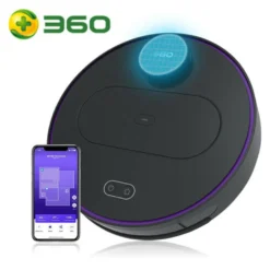 360 S6 Smart Saugroboter Staubsauger Automatisch APP 3200mAh Roboterstaubsauger Vacuum Reinigung Schwarz -Reinigungsgeräte Laden 6aac71c23679b6c8354083be832dd59b