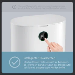 Roidmi EVE Plus Roboter Staubsauger Nass-Trocken-Saugroboter,50 Watt,2700pa Mit Sauberer Basis Und Beutel,Weiß -Reinigungsgeräte Laden 6f57bce4e3eb23792468735d05bc4d50