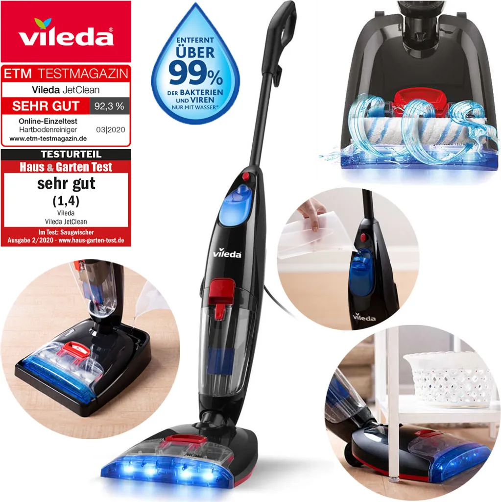 Vileda Bodenreiniger 3in1 JetClean Vileda Bodenreiniger 3in1 JetClean -Reinigungsgeräte Laden 719ae766b7bb75da1d9d9c7914732e7b