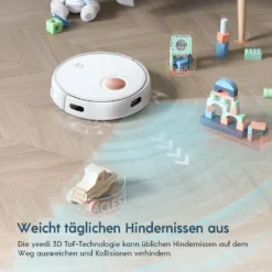 Yeedi Floor 3 Station, Saugroboter Mit Wischfunktion Automatische Mopp-Reinigung, 5100Pa, 3D-Hindernisvermeidung, Perfekt Für Teppich 7 Yeedi Floor 3 Station, Saugroboter Mit Wischfunktion Automatische Mopp-Reinigung, 5100Pa, 3D-Hindernisvermeidung, Perfekt Für Teppich -Reinigungsgeräte Laden 75cec1c9f55be2a210a65daa2fa0e2ac