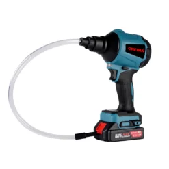 ONEVAN 1000W Kabelloser Staubgebläse Elektrisch Staubtuch Handstaubsauger Luftpumpen Mit 2 Akkus Und 5 Düsen -Reinigungsgeräte Laden 75d54522402176f80d4509b8ea9cfe6f