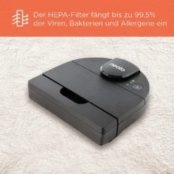 Neato D9 Saugroboter Laser-Sensor App-Steuerung Spiral-Kombibürste Turbo-Modus -Reinigungsgeräte Laden 77c6aa05050816cbc6100981f6d74783