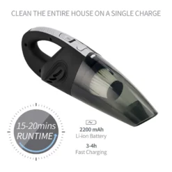 CkeyiN Handstaubsauger Für Haus/Auto Kabellos Nass-Trocken-Nutzung Staubsauger Wiederaufladbar Leistungsstarke Für Tierhaare, Staub -Reinigungsgeräte Laden 7c710b9fc2c2b00f161677f5d8379a23